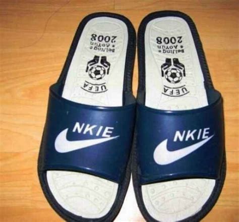 fake nike slides ebay|nike slippers fake.